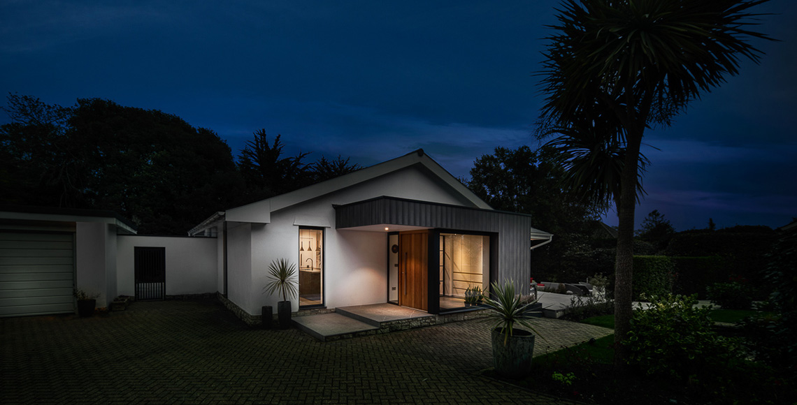 A newly refurbished and redesigned bungalow located in Branksome, Poole. Work by INKSPACE Architects and Interior Designers