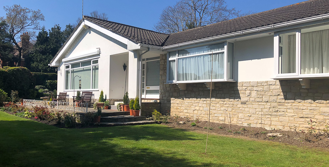Bungalow in Branksome, Poole before being redesigned and refurbished by INKSPACE Architects and Interior Designers