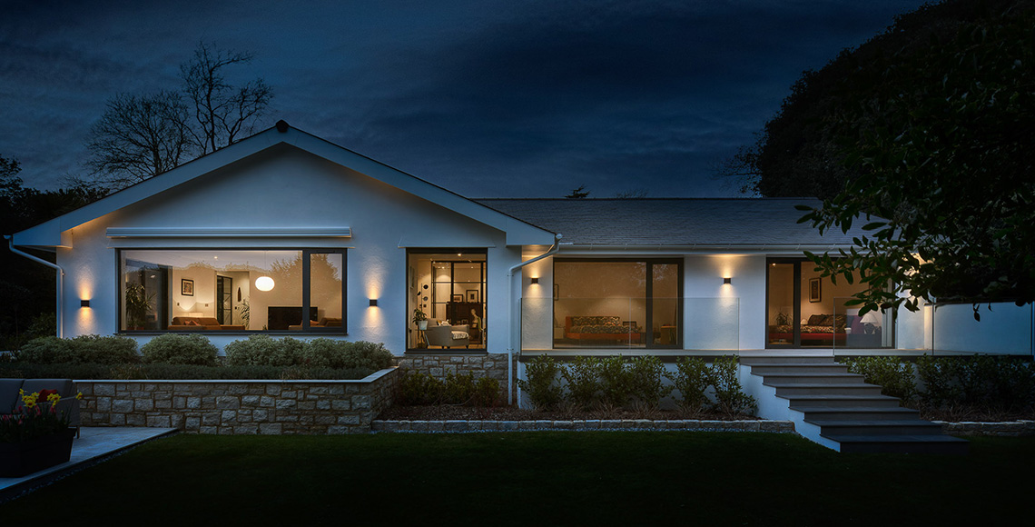 Branksome Park in Dorset - Rear Garden lighting