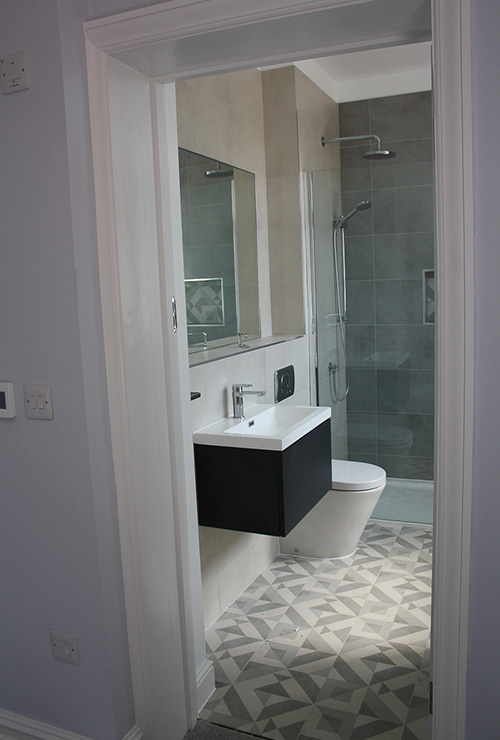 Bathroom in a traditional 1920’s house in Bournemouth being redesigned and refurbished by INKSPACE Architects and Interior Designers