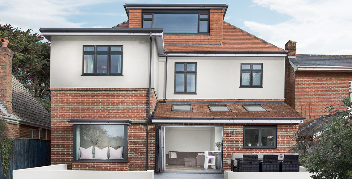 Modern redesigned and refurbished 1920’s house in Bournemouth - a project by INKSPACE Architects and Interior Designers