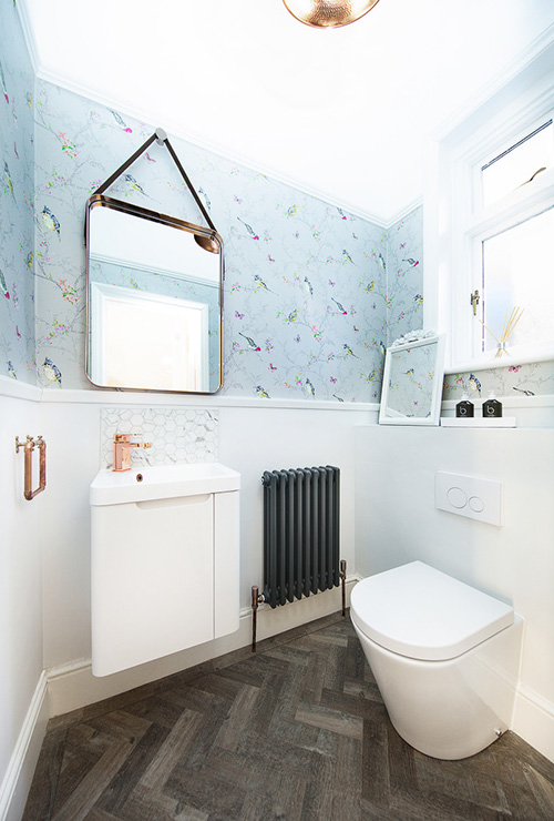 Redesigned and refurbished bathroom inside a 1920’s house in Bournemouth - a project by INKSPACE Architects and Interior Designers