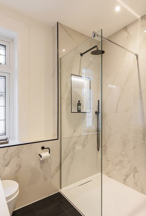 Bathroom in Branksome Park, designed by INKSPACE Architects and Interior Designers in Dorset, Cornwall and Devon