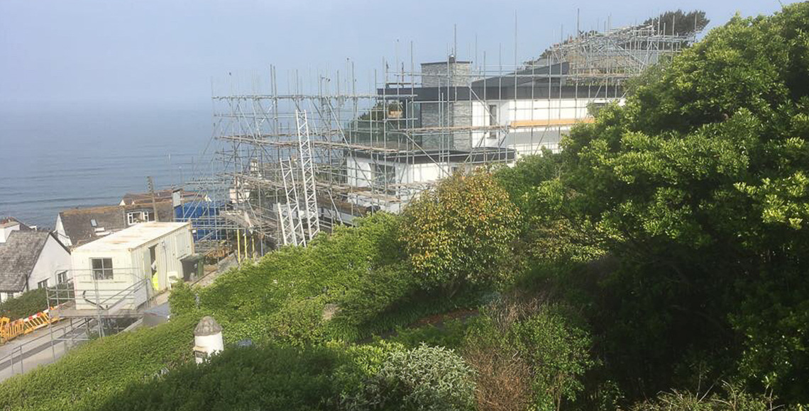 Family home in Devon during renovation, a project by INKSPACE Architects and Interior Designers in Dorset, Cornwall and Devon