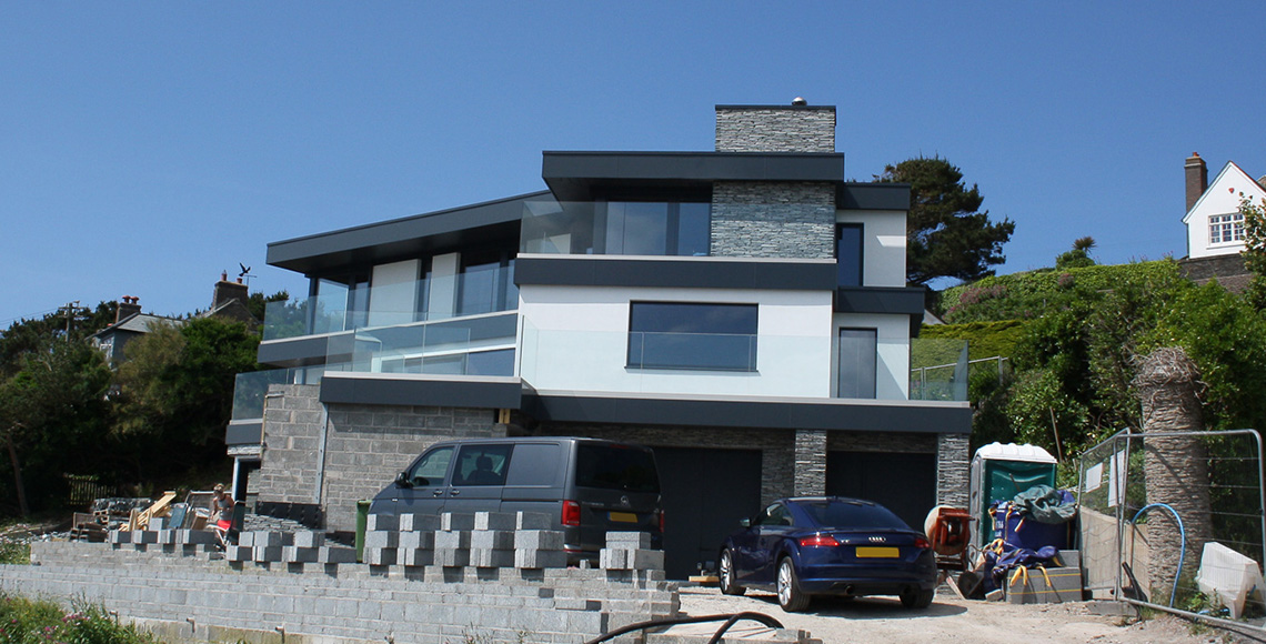 Family home in Devon during renovation, a project by INKSPACE Architects and Interior Designers in Dorset, Cornwall and Devon
