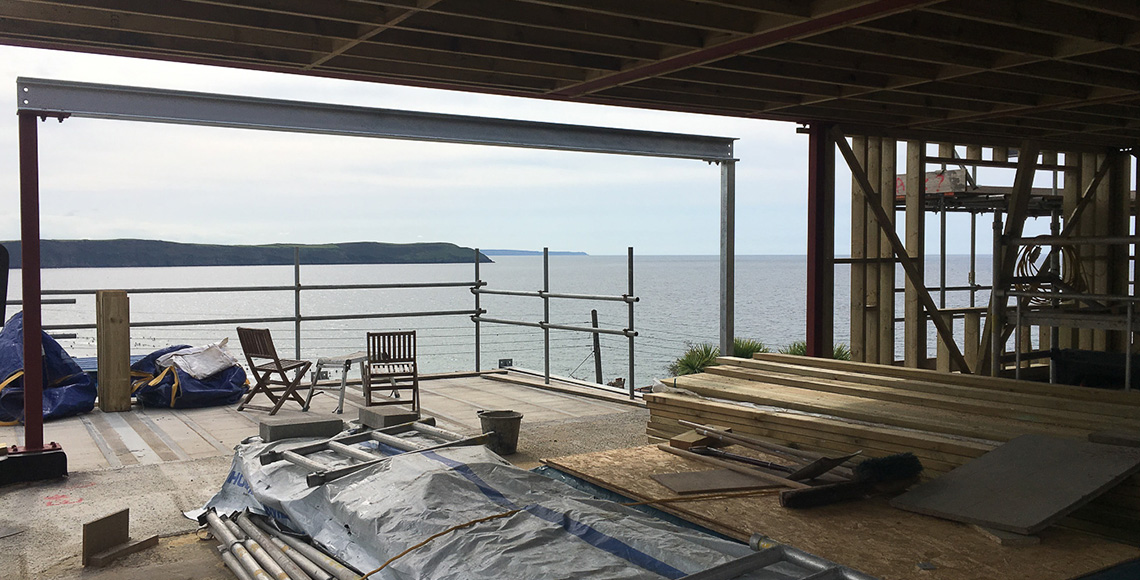 Family home in Devon during renovation, a project by INKSPACE Architects and Interior Designers in Dorset, Cornwall and Devon