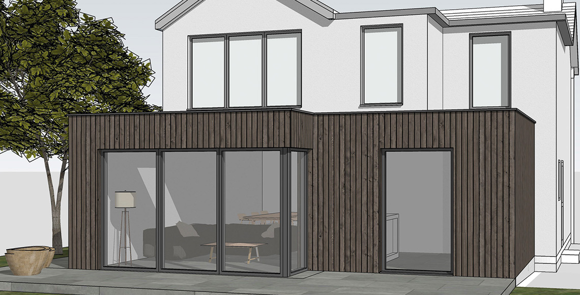 Bramble Cottage - Modern-extension