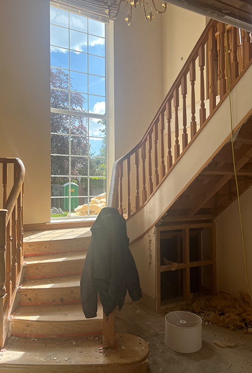 Branksome Chine - Redevelopment stairs - inkspace Architects - Dorset