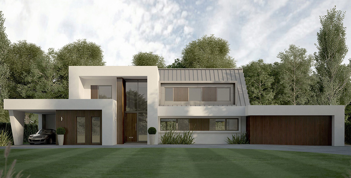 Renovation and refurbishment of private home in Golf Links Road, Ferndown, by INKSPACE Architects and Interior Designers