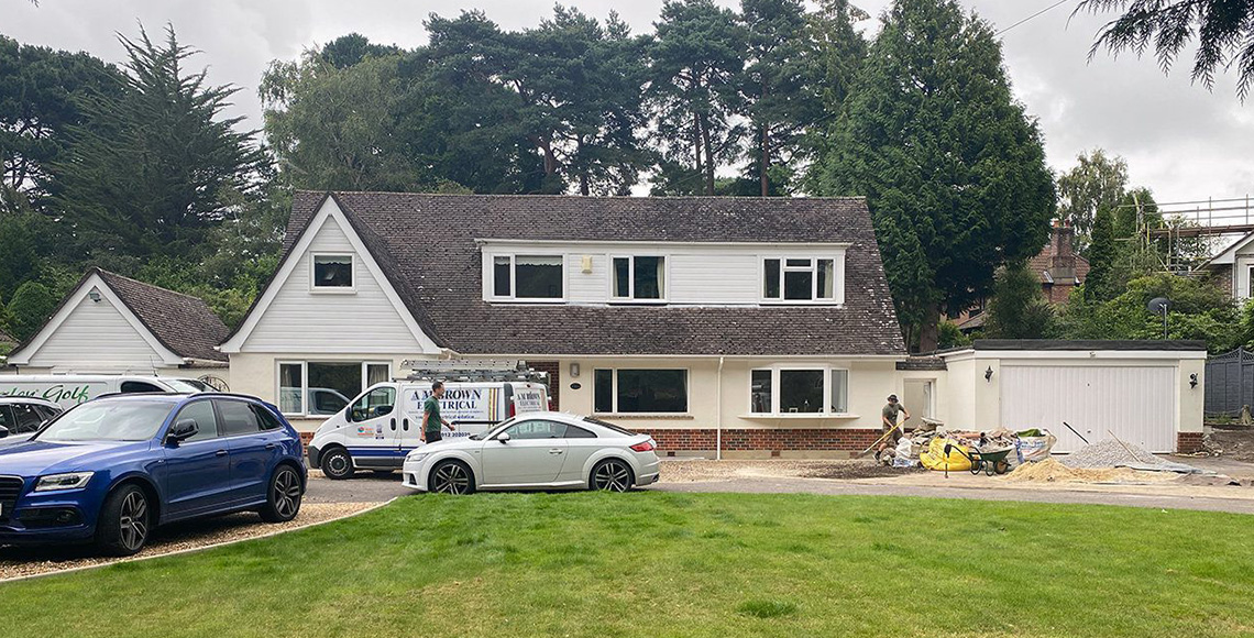 Renovation and refurbishment of private home in Golf Links Road, Ferndown, by INKSPACE Architects and Interior Designers