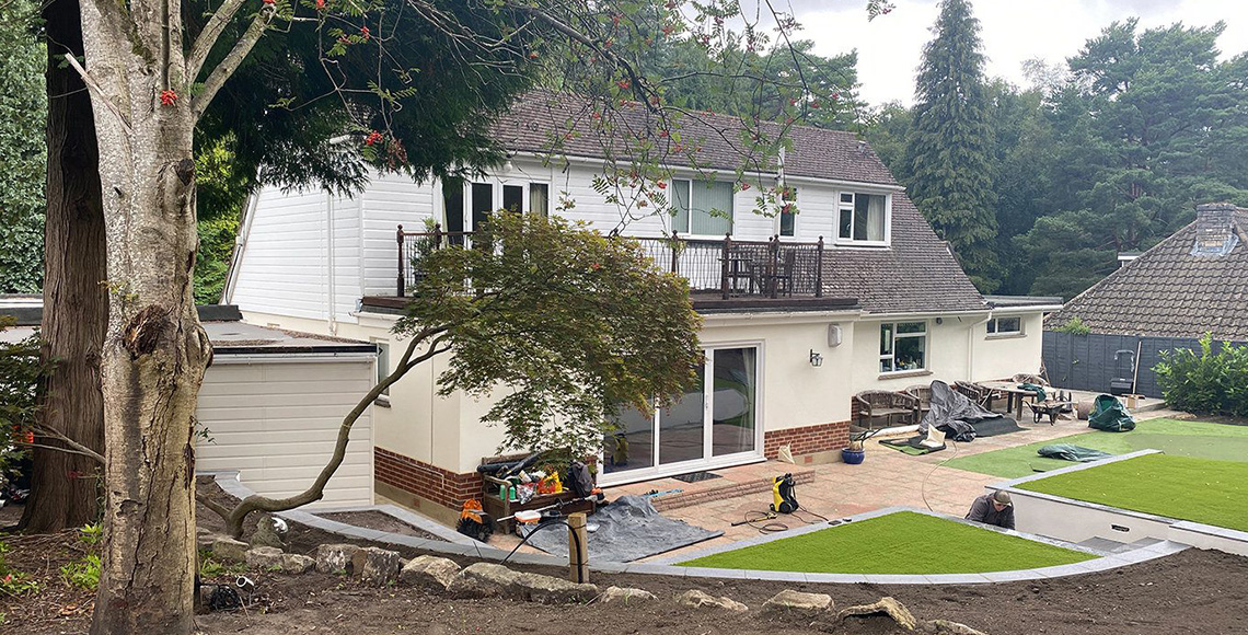 Golf Link Road - Renovation and refurbishment of private home in Golf Links Road, Ferndown, by INKSPACE Architects and Interior Designers