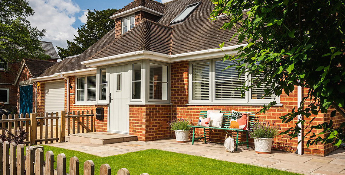 Beautiful house and garden in Little Garth, designed by INKSPACE Architects and Interior Designers in Dorset, Cornwall and Devon.