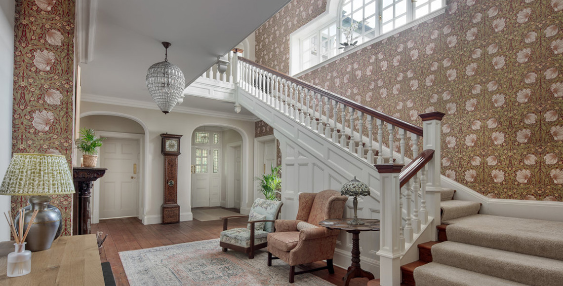 New Forest Manor - Hallway - Stairs - InkSpace Architects