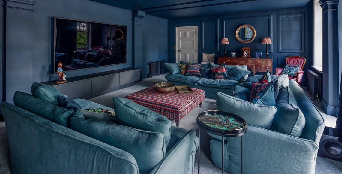 New Forest Manor - family lounge - InkSpace Architects