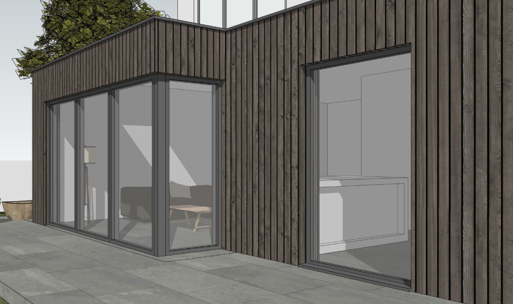 02 Modern extension for cottage in the New Forest - Hampshire