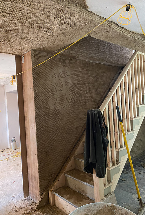 New Forest Manor - interior plastering - Inkspace Architects