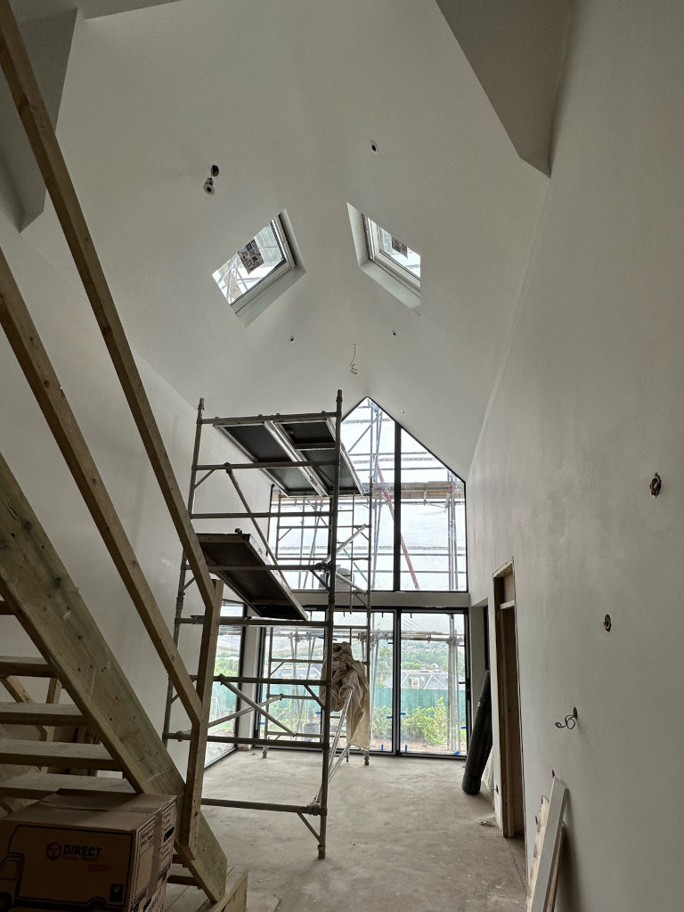 Harvest Hill interior finishes in progress