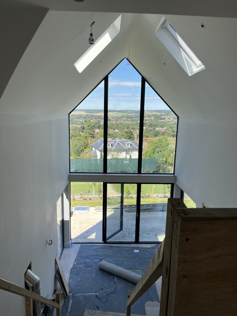 Harvest Hill interior finishes in progress